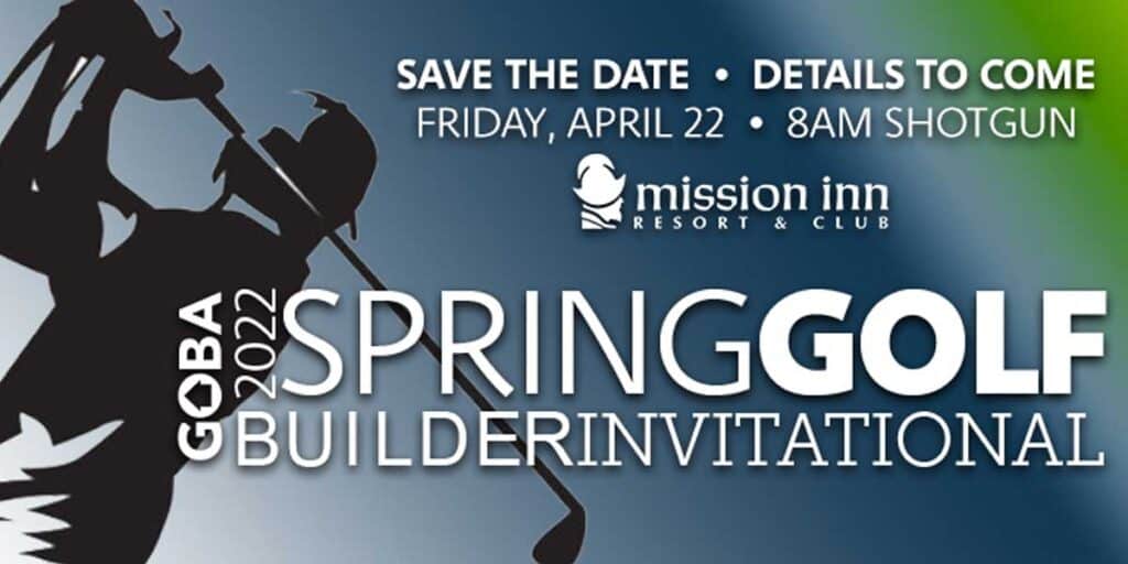 GOBA Spring Golf Builder Invitational 2022