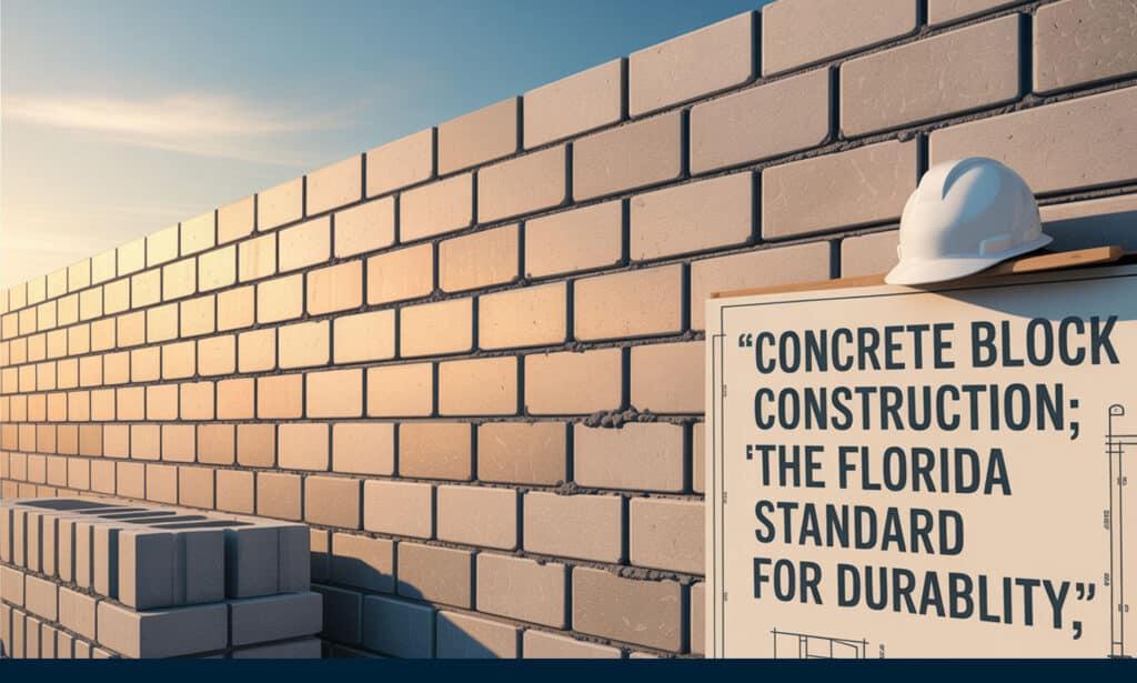 Concrete Block Construction: The Florida Standard for Durability